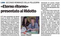 eterno ritorno -Articolo Gazzetta di Parma-